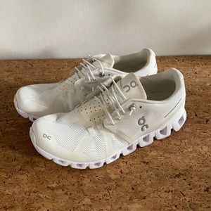 On Running Cloud 5 All White Women’s Size 7
